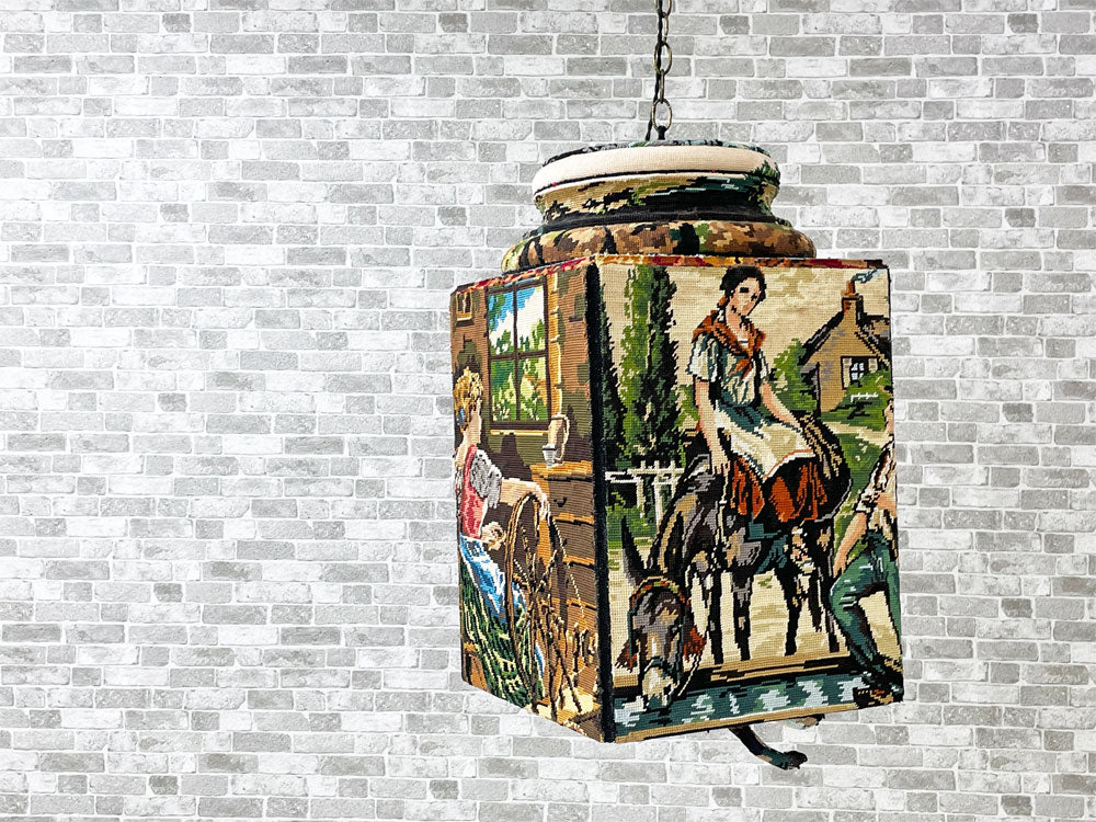 フレデリックモレル FREDERIQUE MORREL クロシュトン CLOCHETON ペンダントライト LED 刺繍 TOYO KITCHEN STYLE取扱 定価455,400円 要電気工事 中古品 買い取りしました。