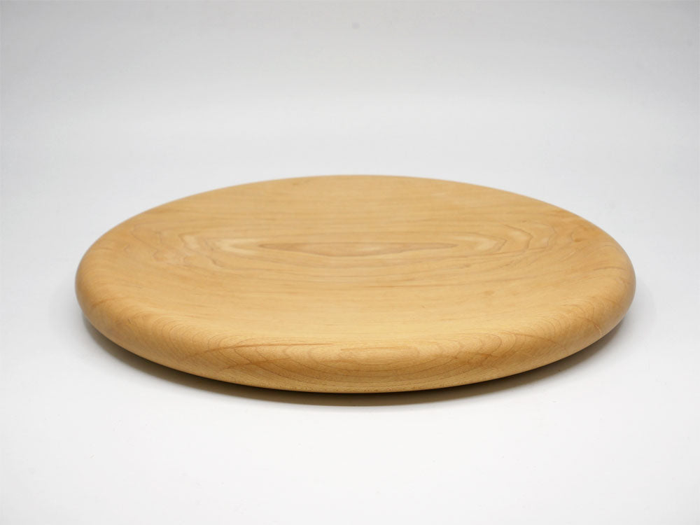 盛永省治 Shoji.M ファットプレート Fat Plate メープル材 Φ28cm 蜜蝋ワックス仕上げ 木の器 現代作家 中古品 買い取りしました。