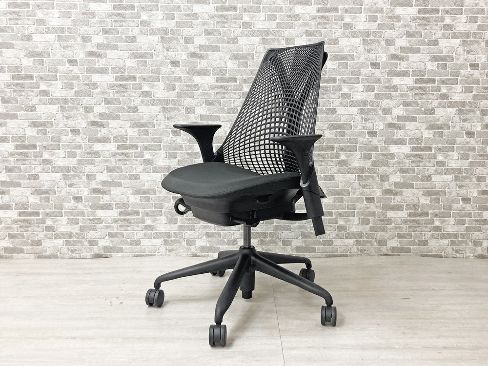 ハーマンミラー Herman Miller セイルチェア SAYL CHAIR デスクチェア オフィスチェア ブラック 2020年製 美品 中古品 買い取りしました。