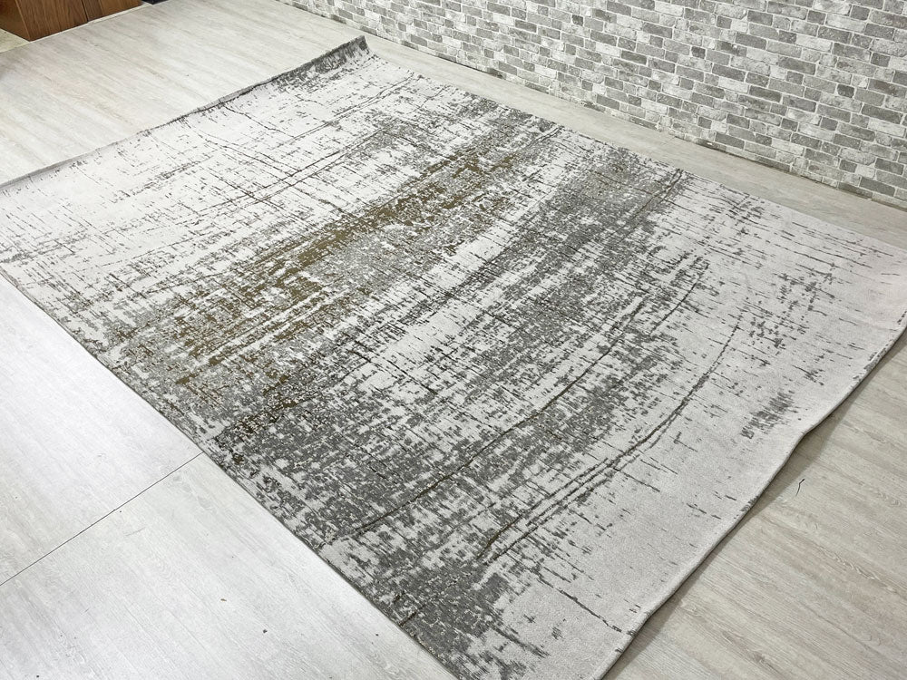 ルイデポーター Louis De Poortere MAD MEN CONCRETE JUNGLE ラグ RUG 238×169cm アクリル85％ ポリエステル15％ ベルギー 定価約9万円 中古品 買い取りしました。