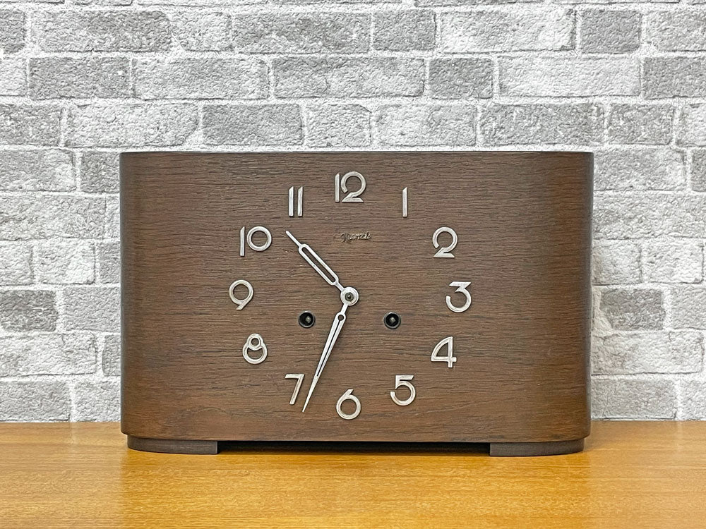 キンツレ KIENZLE 置時計 クロック ドイツ ビンテージ アラビアインデックス アールデコ 機械式 ゼンマイ 手巻き 中古品 買い取りしました。