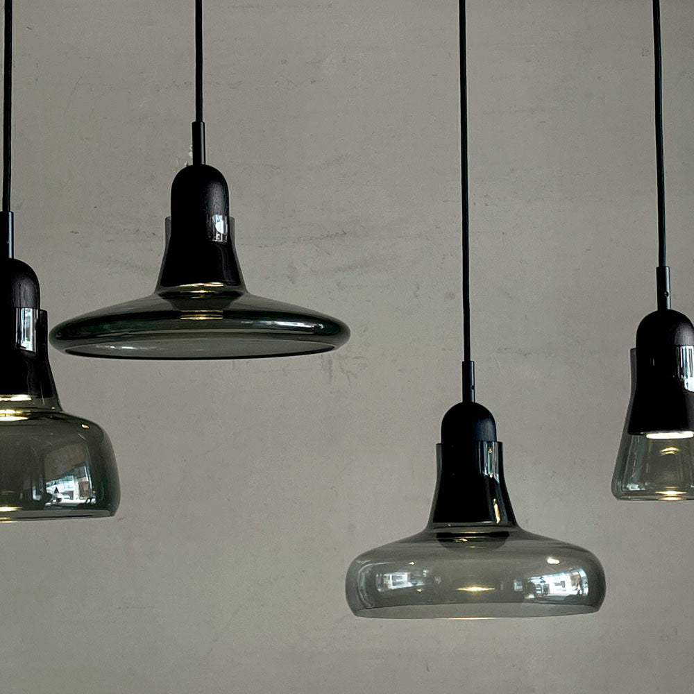 ブロッキス BROKIS シャドウ SHADOWS ペンダントライト スモークグレイ×ブラック チェコ ～ 伝統を未来へ ～