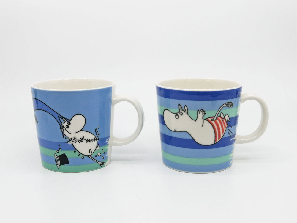 アラビア ARABIA ムーミン Moomin マグカップ ザ・ダイブ The Dive 2006年 ＆ ドルフィンダイブ Dolphinedive 2007年 夏限定 フィンランド 北欧食器  中古品 買い取りしました。