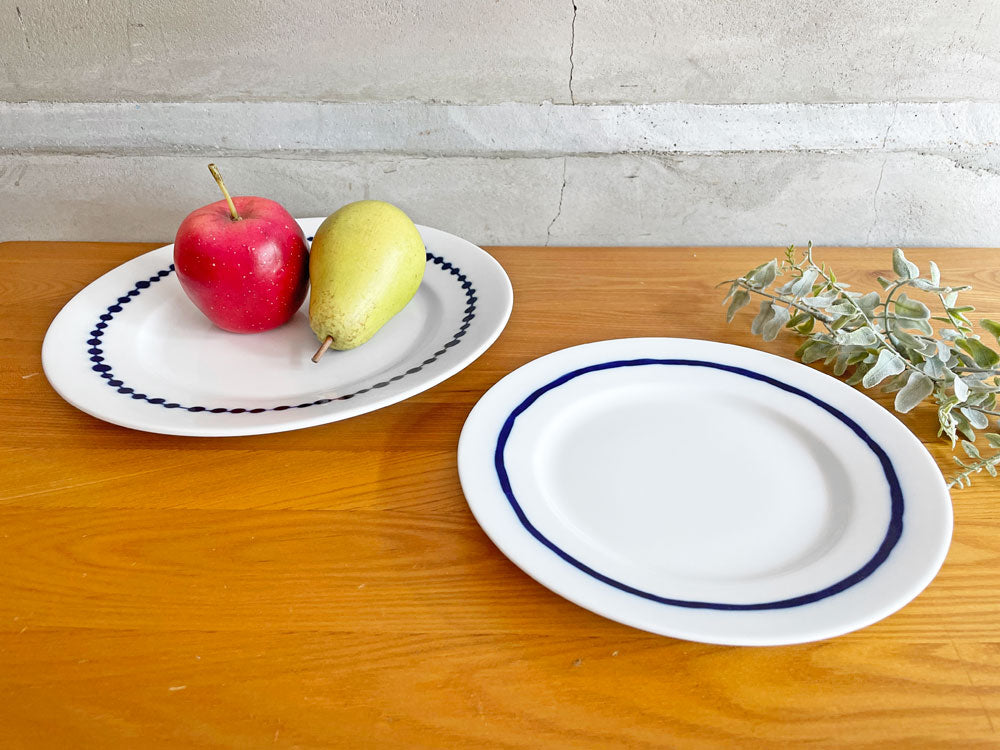 リチャード ジノリ Richard Ginori × ミナペルホネン mina perhonen パスタプレート Φ9.5cm＆平皿 白磁器 2017年 Φ25cm 中古品 買い取りしました。
