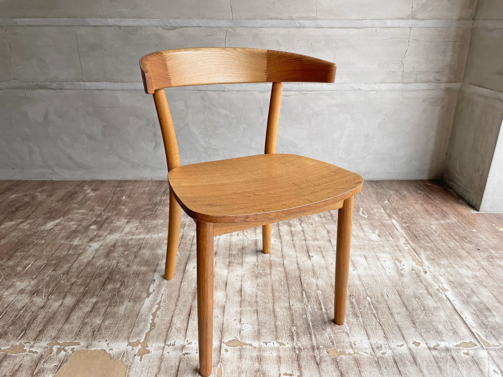 無印良品 MUJI リアルファニチャー REAL FURNITURE オーク無垢材 ダイニングチェア ハーフアーム 定価￥62,000- 中古品 買い取りしました。