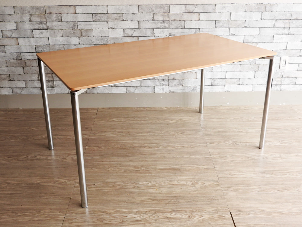 フリッツハンセン Fritz Hansen プラーノ PLANO ダイニングテーブル ペリカンデザイン ビーチ材 ナチュラル W140cm 廃番  中古品  買い取りしました。