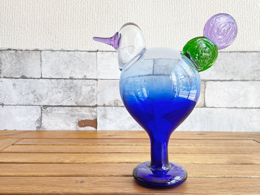 イッタラバード iittala birds by oiva toikka スレヴィ Sulevi ブルー 74/300 元箱付 オイヴァ・トイッカ 2016年 スコープ scope 別注 希少  中古品  買い取りしました。