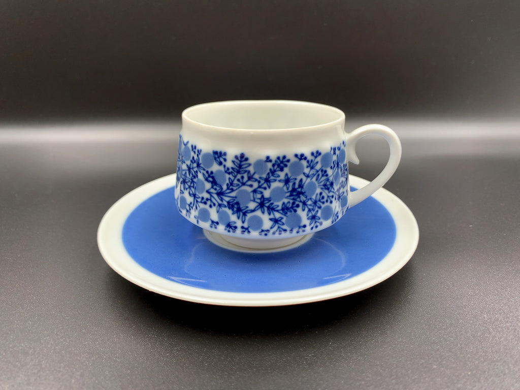 アラビア ARABIA ドリア Doria カップ＆ソーサー C&S ビンテージ ブルー フィンランド 北欧食器  中古品  買い取りしました。