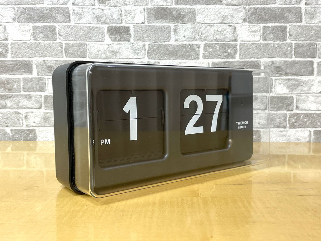ツゥエンコ トゥエンコ TWEMCO パタパタ時計 フリップクロック 置き時計 MODEL BQ-50 ブラック Hong Kong 参考価格28,600円 中古品 買い取りしました。