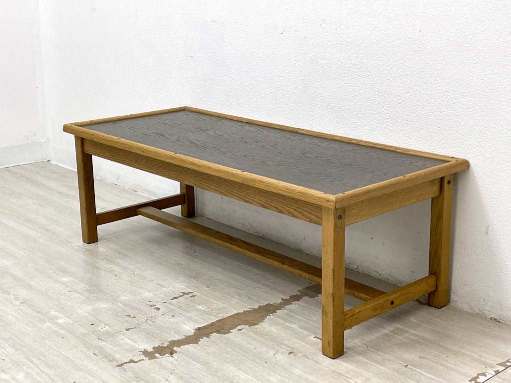 ジャーナルスタンダードファニチャー j.s.F ボンドワーク BOND WORK コーヒーテーブル ローテーブル W120cm オーク材 ビンテージスタイル 定価￥49,500- 廃番 中古品 買い取りしました。