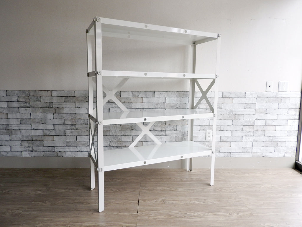 イーアンドワイ E&Y カノ CANO システムシェルフ SYSTEM SHELF メタルシェルフ 4段 ホワイト ヨハネス・ノーランダー Johannes Norlander 販売終了品  中古品  買い取りしました。