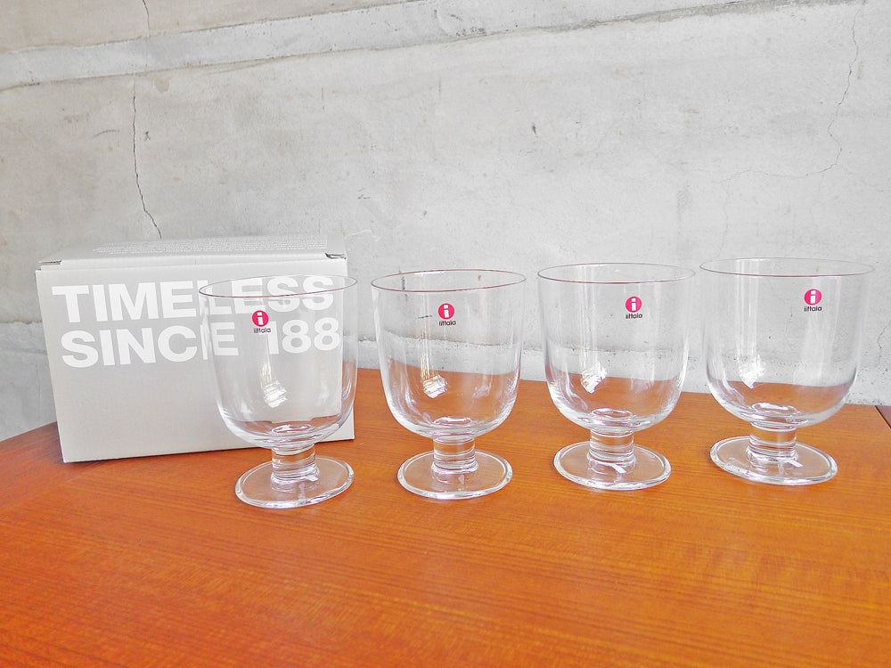 イッタラ iittala レンピ Lempi グラス タンブラー 4pcsセット 340ml クリア 箱付き 未使用品 中古品 買い取りしました。