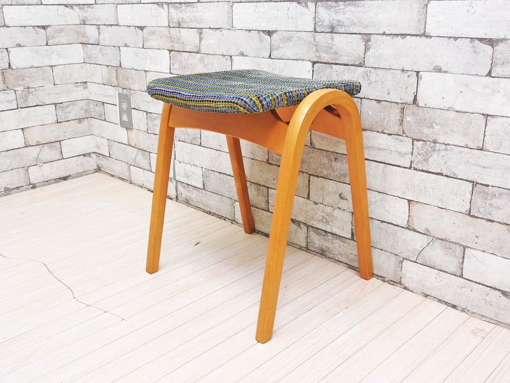 秋田木工 Akimoku No.202 剣持スツール 剣持勇 スタッキングスツール ジャパニーズモダン 中古品 買い取りしました。