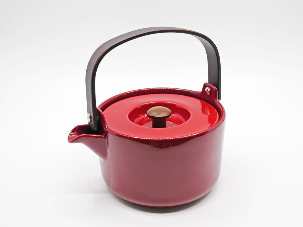 マリメッコ marimekko オイヴァ OIVA ティーポット レッド 700ml オイバ・トイッカ Oiva Toikka 北欧食器 中古品 買い取りしました。