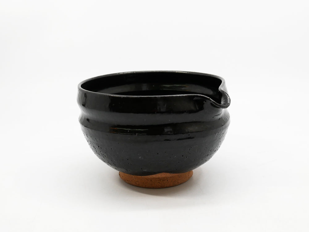 一保堂茶舗 片くち(抹茶Q's?) 片口 黒 抹茶の急須 美濃焼 定価：16,500円 未使用品 買い取りしました。