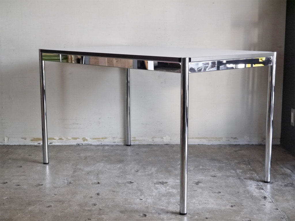 USMハラー USM Haller モジュラーファニチャー Modular Furniture ハラーテーブル ワークデスク W125cm パールグレーラミネート天板 中古品 買い取りしました。