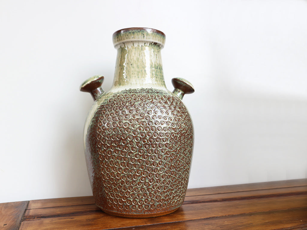 スーホルム soholm stentoj ビンテージ フラワーベース handmade 1960 Einar Johansen 花瓶 花器 高さ39cm 参考価格18万円 デンマーク 北欧雑貨 中古品  買い取りしました。