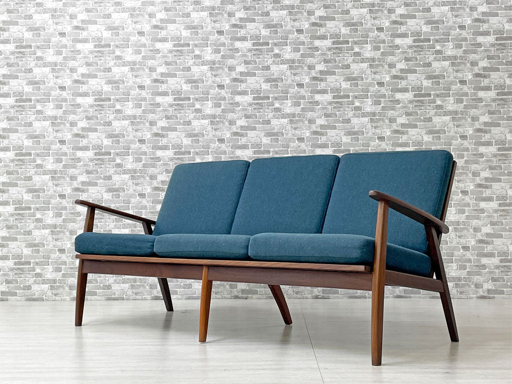 北欧ビンテージ Scandinavian Vinatage 3人掛け ソファ 3P sofa ファブリック  W73cm 北欧家具 買い取りしました。