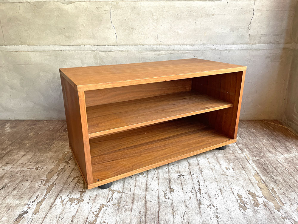 無印良品 MUJI スタッキングキャビネット ウォールナット材 基本セット AVボード ローボード シンプルデザイン   中古品 買い取りしました。
