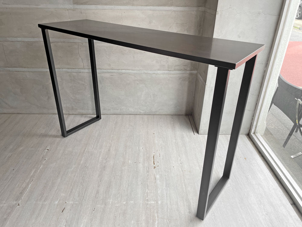 かなでもの KANADEMONO ザ・テーブル THE TABLE スタンディングデスク ブラックブラウン ラバーウッド 150×45 定価￥59,500- 中古品 買い取りしました。