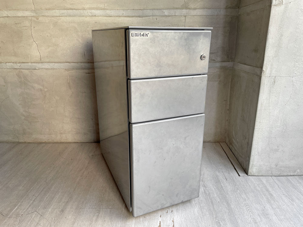 ビスレー BISLEY ペデスタル Pedestal 3ドロワー デスクキャビネット スリムチェスト 希少廃番 オフィス家具 英国 中古品 買い取りしました。