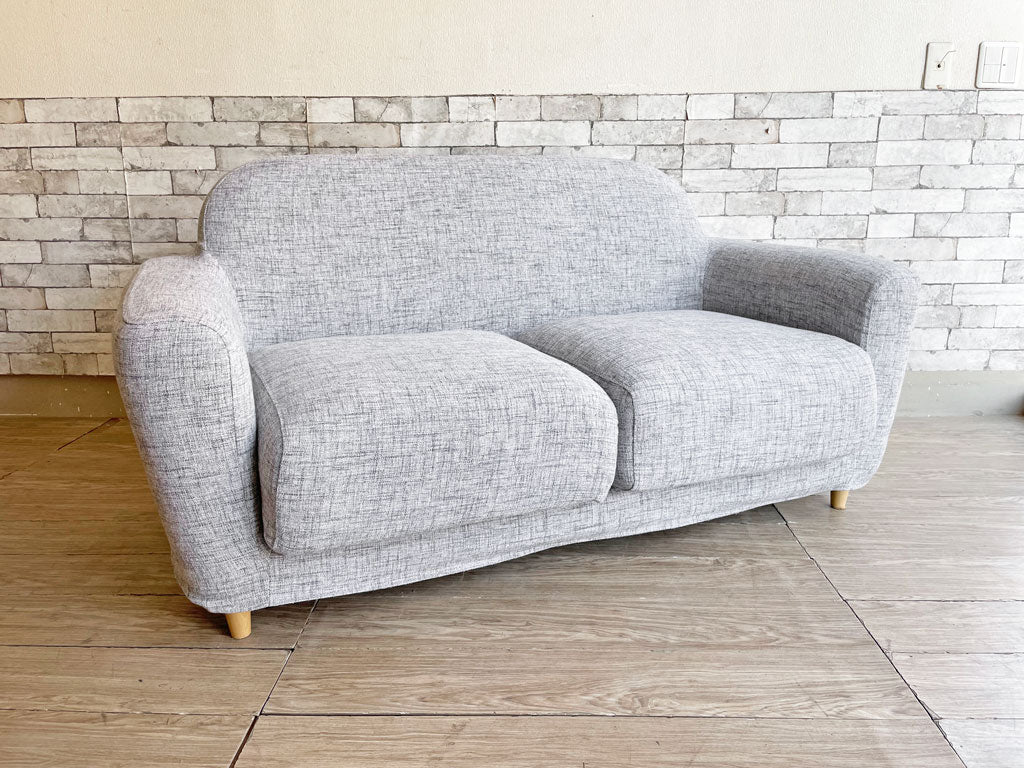 フランフラン Francfranc ヌボラ 2人掛け カバーリング ソファ グレーファブリック 定価￥54000- バルス東京 BALS 中古品 買い取りしました。