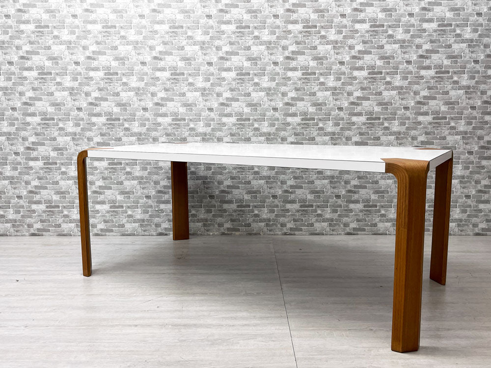 天童木工 TENDO ビンテージ アントラー ANTLER ダイニングテーブル ホワイトメラミン天板×チーク材 坂倉準三  中古品 買い取りしました。