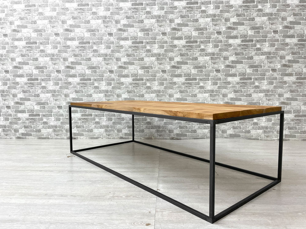 イデー IDEE フレイム テーブル FRAME TABLE 1200 オールドチーク無垢材 ローテーブル 参考価格￥105,000-  中古品 買い取りしました。