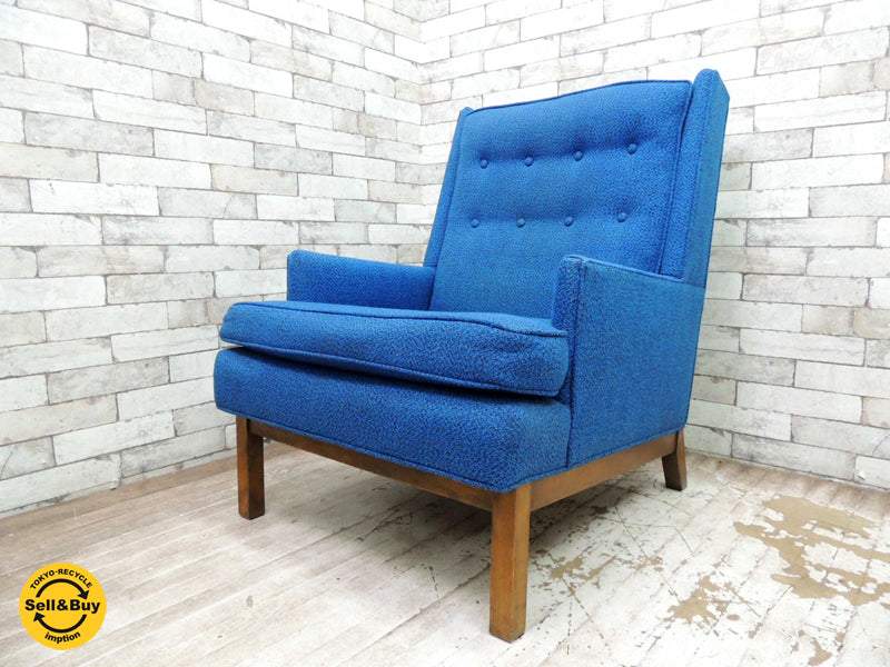 cal mode furniture ビンテージ 1人掛けソファ ラウンジチェア ミドルバック USビンテージ ミッドセンチュリー　中古品 買い取りしました。祖師谷大蔵店 出張買取もお任せ下さい。