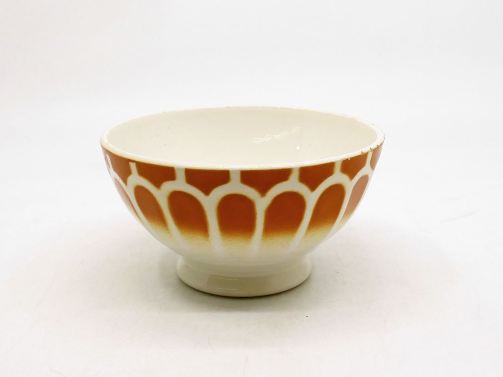 リュネヴィル Luneville カフェオレボウル スープボウル シリアルボウル Φ12cm ウロコ柄 フランスビンテージ 中古品 買い取りしました。