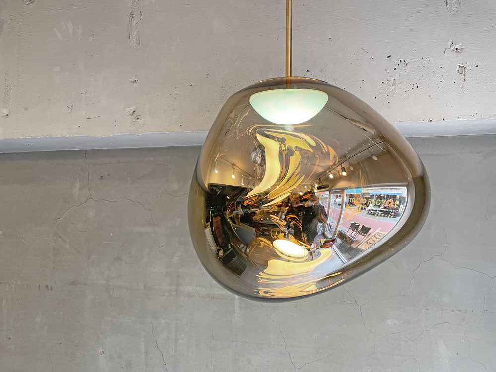 トム・ディクソン Tom Dixon メルト Melt 50 LED ペンダントライト ゴールド ヤマギワ取り扱い イギリス 定価￥248,000- 中古品 買い取りしました。