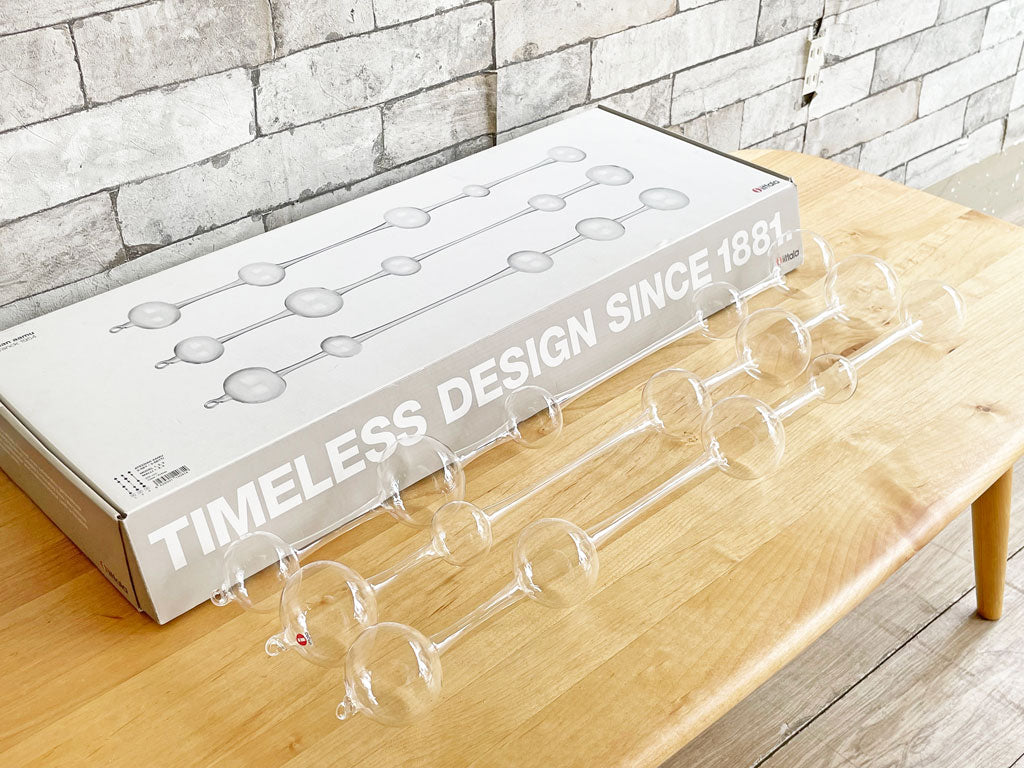 イッタラ iittala アテネの朝 Ateenan Aamu 3本セット ガラスオブジェ カイ・フランク 1954年デザイン フィンランド 北欧 元箱付き 北欧雑貨 中古品 買い取りしました。