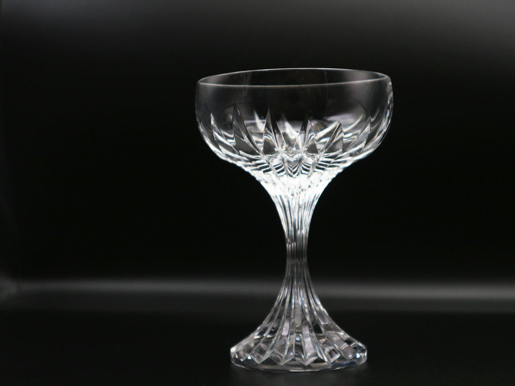 バカラ Baccarat マッセナ シャンパンクープグラス カットグラス クリスタルガラス フランス 中古品  買い取りしました。
