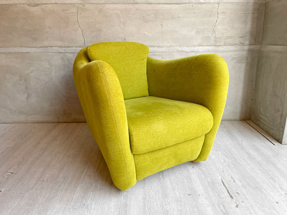 イデー IDEE ミニミラーアームチェア MINI MILLER ARM CHAIR パーソナルチェア シングルソファ ファブリック グリーン系 中古品 買い取りしました。