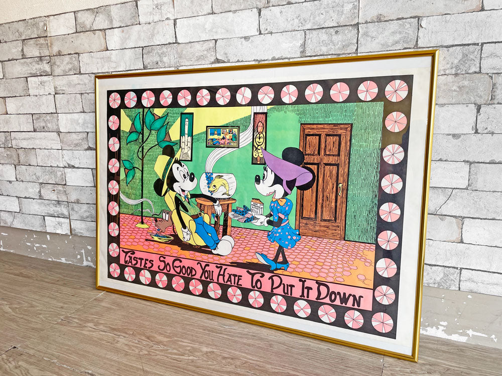 USビンテージ ブラックライト ポスター ディズニーランドメモリアルオージー The Disneyland Memorial Orgy 高品質プリント 1960's 希少 中古品 買い取りしました。