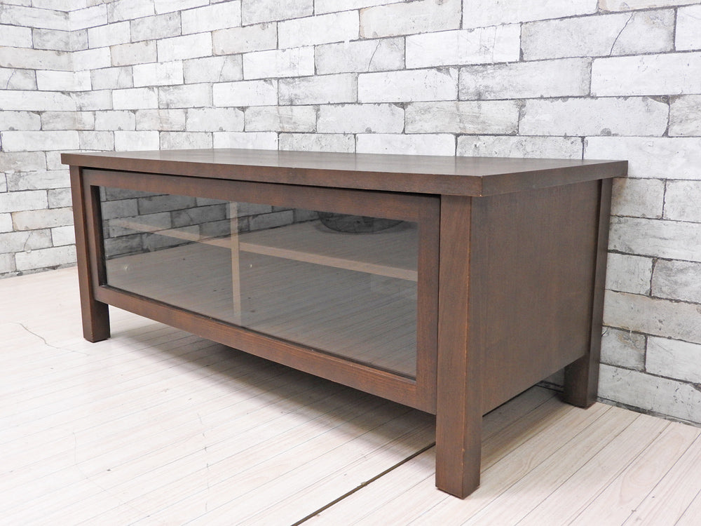無印良品 MUJI AVボード TV台 タモ材 ブラウンカラー W108cm 廃番品 ナチュラルモダン 中古品 買い取りしました。