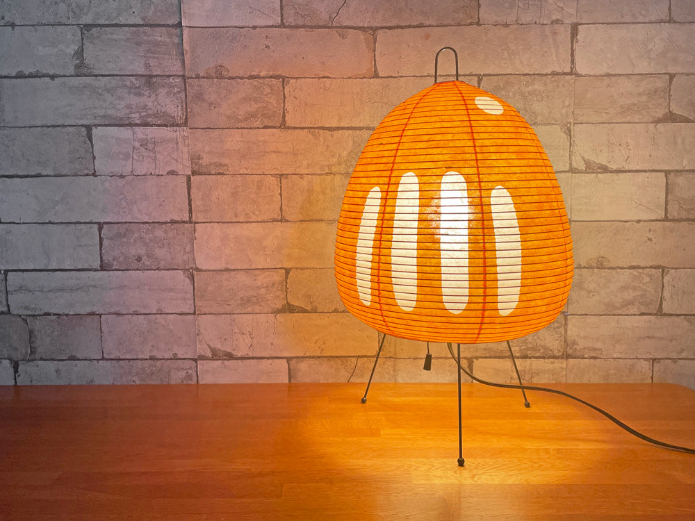 イサムノグチ ISAMU NOGUCHI アカリ AKARI 1AY スタンドライト テーブルランプ 和紙 イエロー 定価￥18,700- 中古品  買い取りしました。
