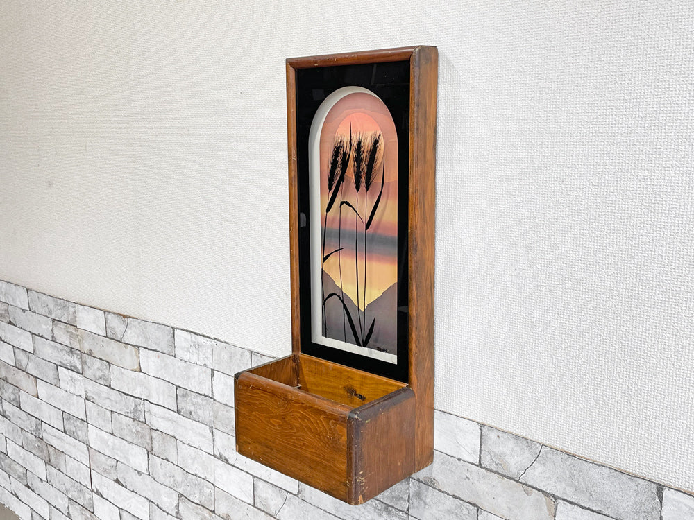 ヴァージル・スラッシャー Virgil Thrasher ウォールラック ウォールデコ Wheat 小麦 70s USビンテージ ノスタルジック 中古品  買い取りしました。