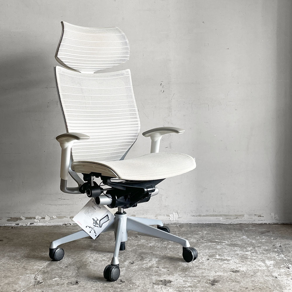 【自由が丘店】オカムラ okamura バロンチェア Baron Chair エクストラローバック オフィスチェア デスクチェア 可動ヘッドレスト アジャストアーム ジョルジェット・ジウジアーロ 買取させていただきました。