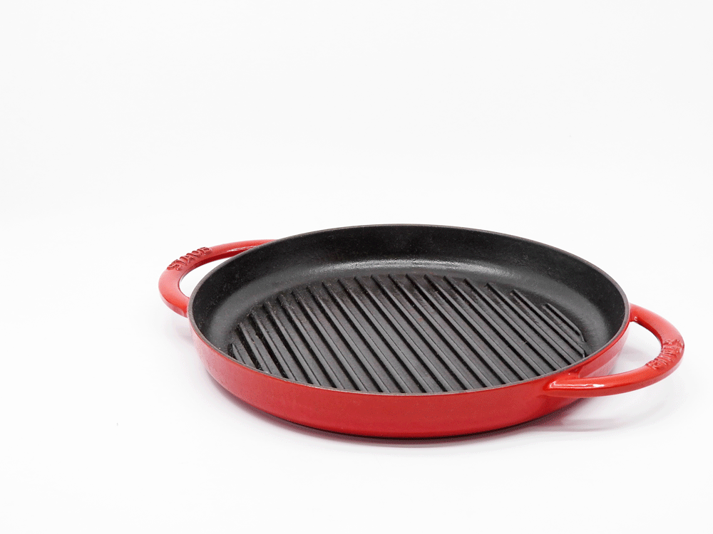 ストウブ STAUB ピュアグリル グリルパン チェリー ラウンド 26cm 調理器具 フランス  中古品 買い取りしました。