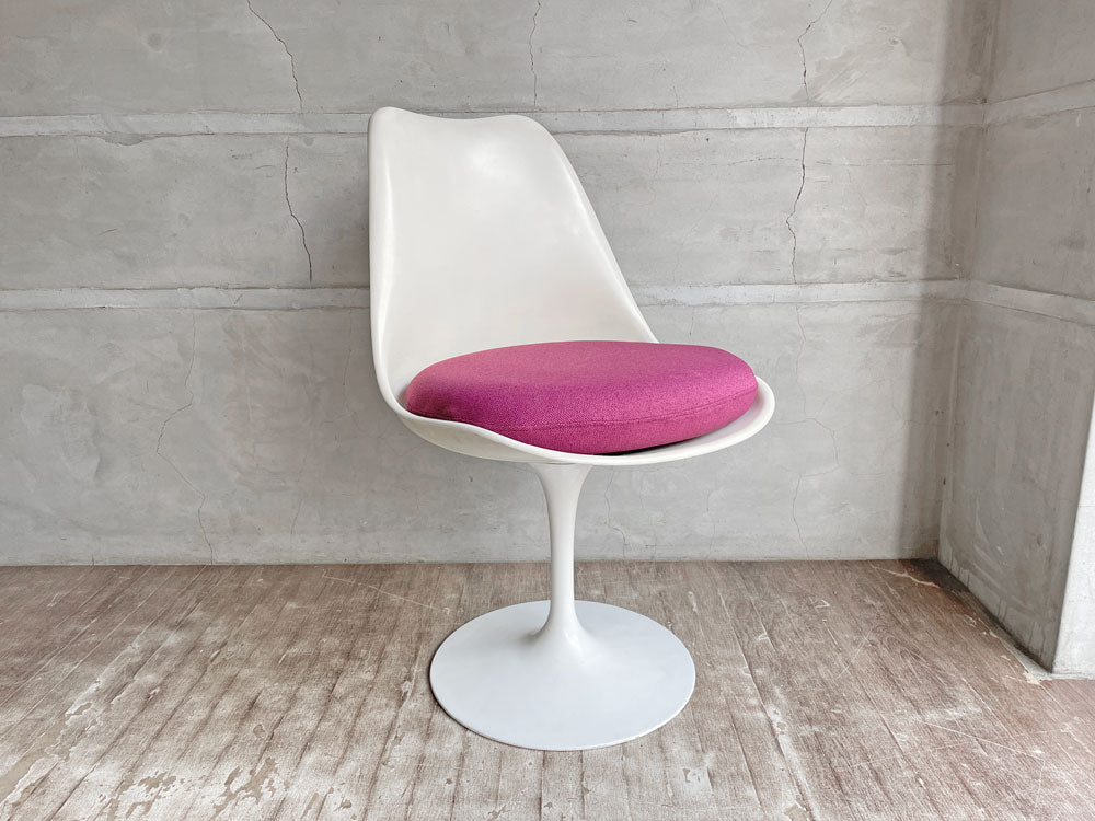 ノル Knoll ビンテージ チューリップチェア ダイニングチェア パープル FRP製 スペースエイジ ビンテージ ミッドセンチュリー エーロ・サーリネン 中古品 買い取りしました。