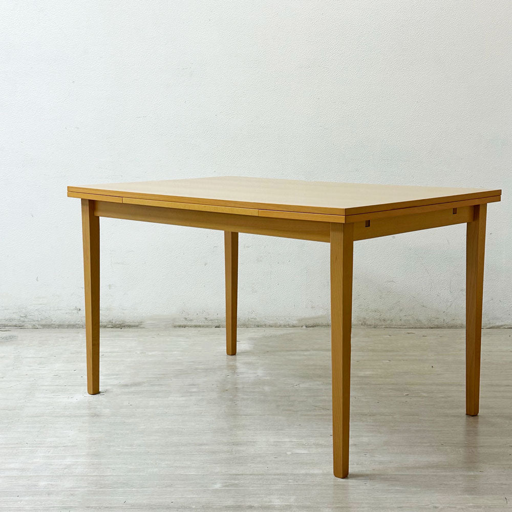 【祖師ヶ谷大蔵店】カリガリス Calligaris ビーチ材 ドローリーフテーブル エクステンション ダイニングテーブル 伸長式 イタリアモダン 買取させていただきました。