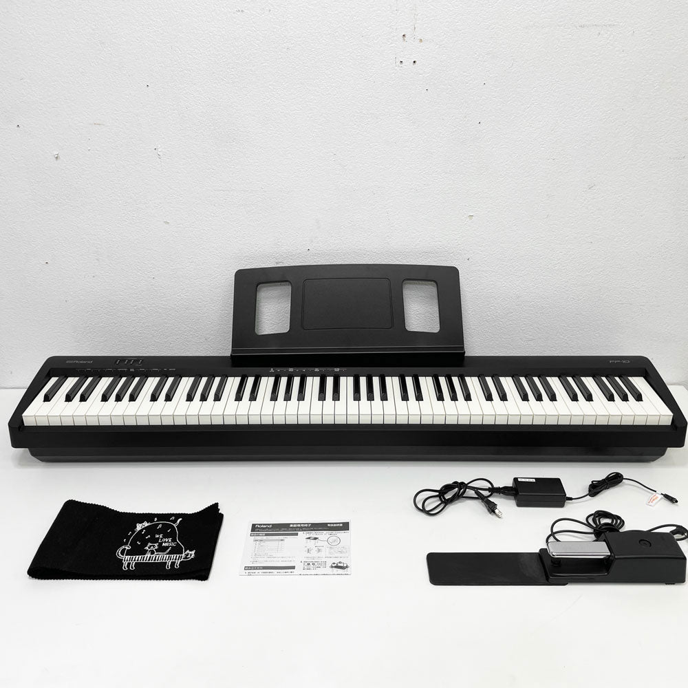 【祖師ヶ谷大蔵店】ローランド Roland 電子ピアノ デジタルピアノ ポータブルピアノ FP-10-BK 88鍵 Bluetooth ブラック ダンパー＆ペダル(DP-10)付 日本製 買取させていただきました。