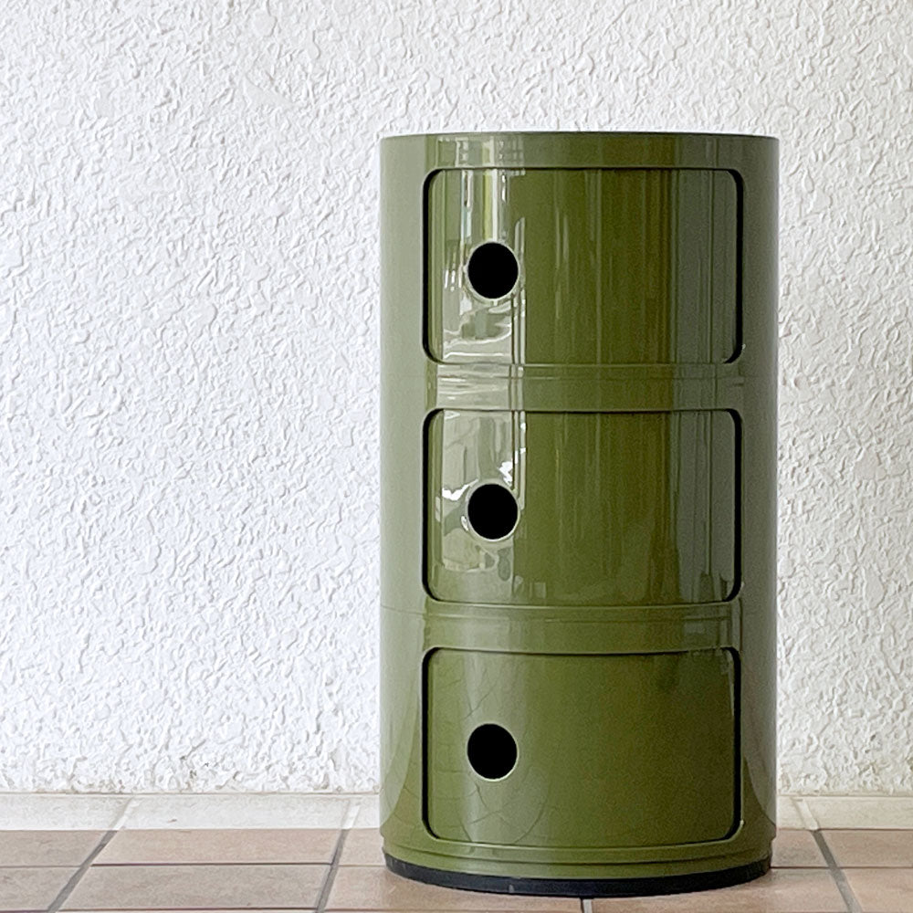 【用賀店】カルテル Kartell コンポニビリ 3段 ストレージボックス グリーン アンナ・カステッリ・フェリエーリ イタリア 買取させていただきました。