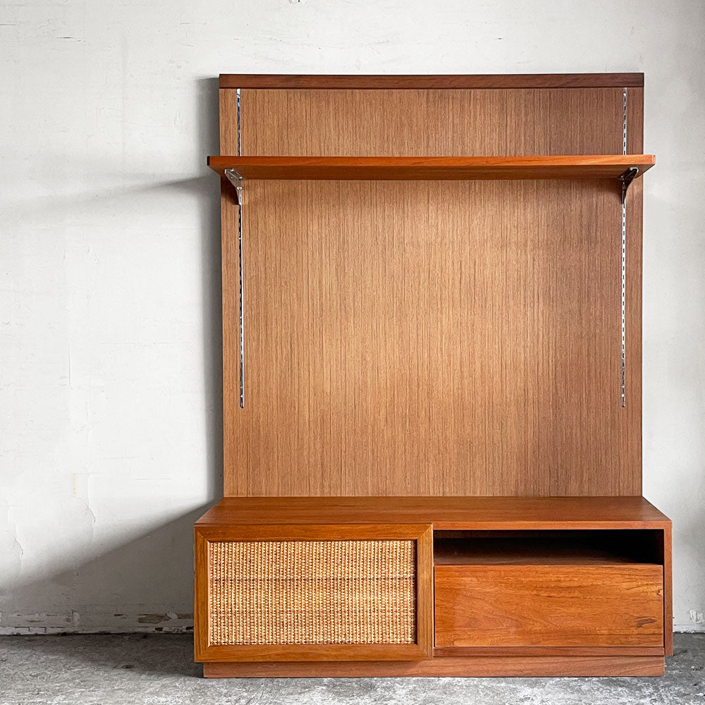 【自由が丘店】ウニコ unico ウィック WICK TVミドルボード チーク材 W120㎝ ラタン ビンテージスタイル 北欧デザイン 買取させていただきました。