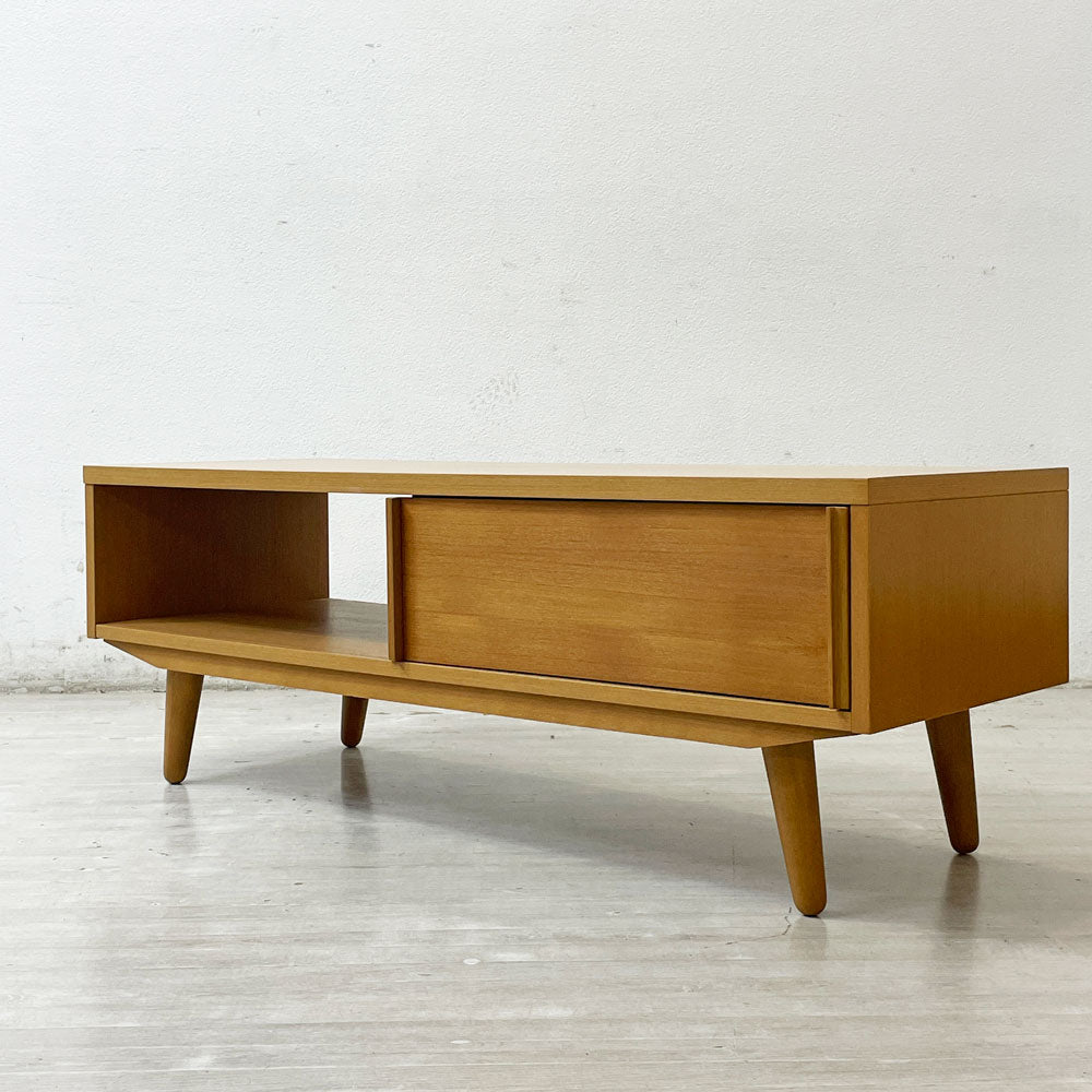 【祖師ヶ谷大蔵店】ウニコ unico アルベロ ALBERO AVボード ローボード チークカラー 幅120cm 北欧ビンテージスタイル 廃番 希少 買取させていただきました。