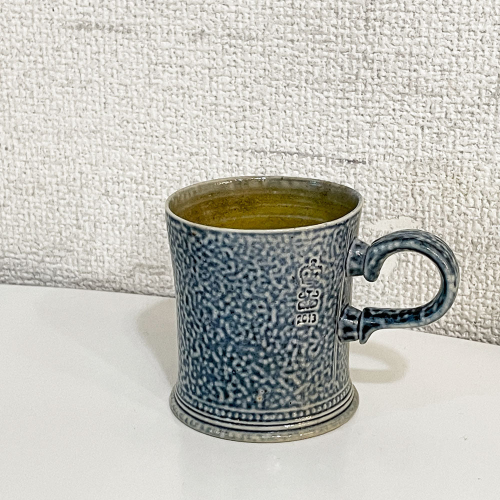 【経堂店】スティーブ・ハリソン Steve Harrison マグカップ ブルー系 ソルトグレーズ ARTS&SCIENCE取扱 2013年 希少 現代作家 買取させていただきました。