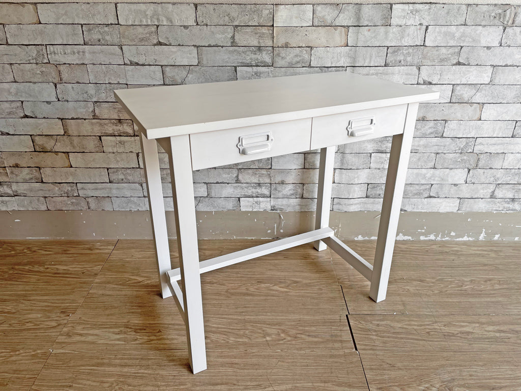 モモナチュラル Momo Natural シエル CIELE コンソール ドレッサーデスク 机 パイン材ホワイト フレンチカントリー 中古品  買い取りしました。