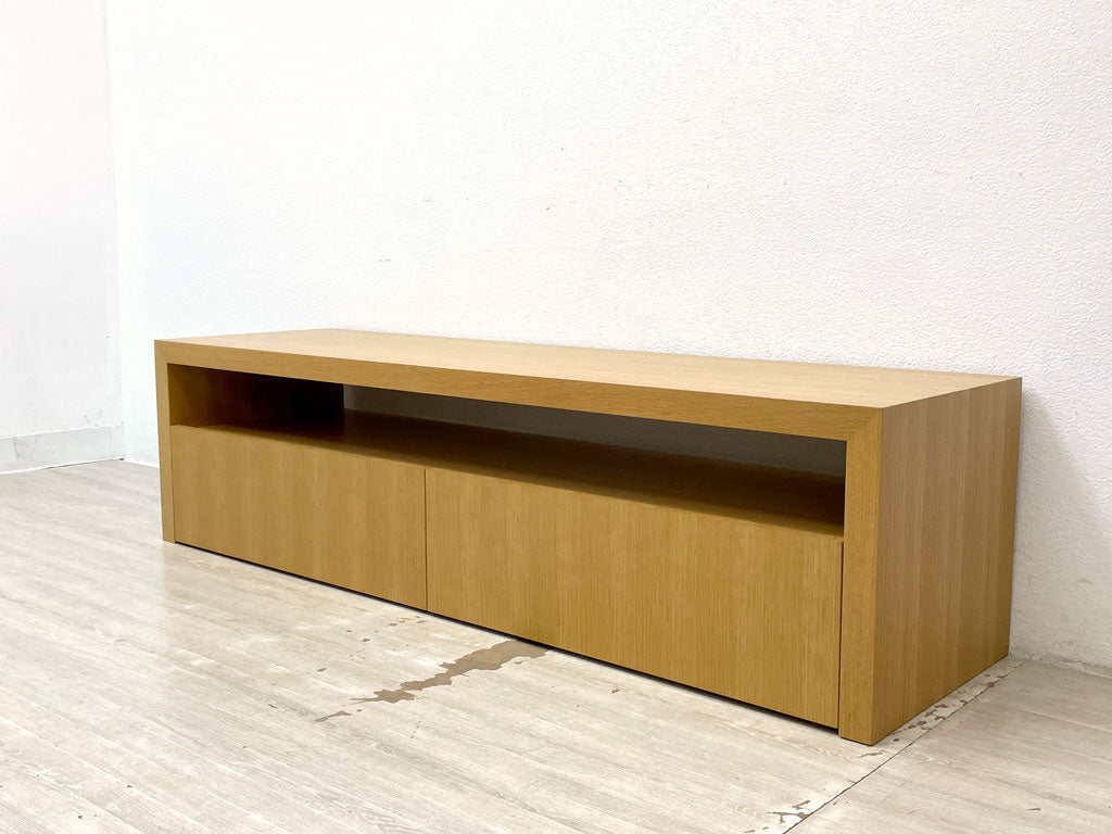 イデー IDEE マーゴ MARGOT ローボード LOW BOARD オーク材 AVボード シアターボード テレビキャビネット シンプルモダン 定価￥157,300- 中古品 買い取りしました。