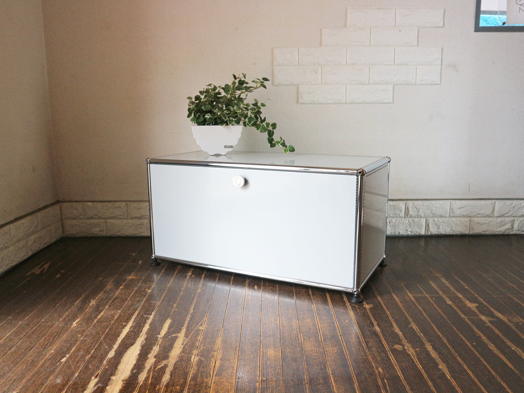 USMモジュラーファニチャー USM Haller USMハラー AVボード TVボード キャビネット ドロップダウン×1 中古品  買い取りしました。